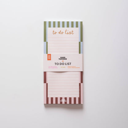 Boho Nouveau To Do List Pad