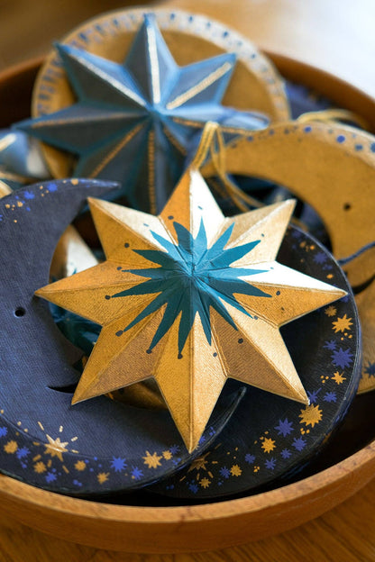 Golden Star Board Decoration