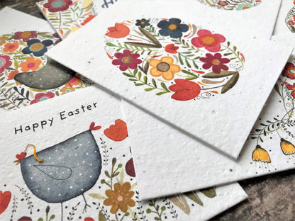 Leaping Hare Plantable Easter Card