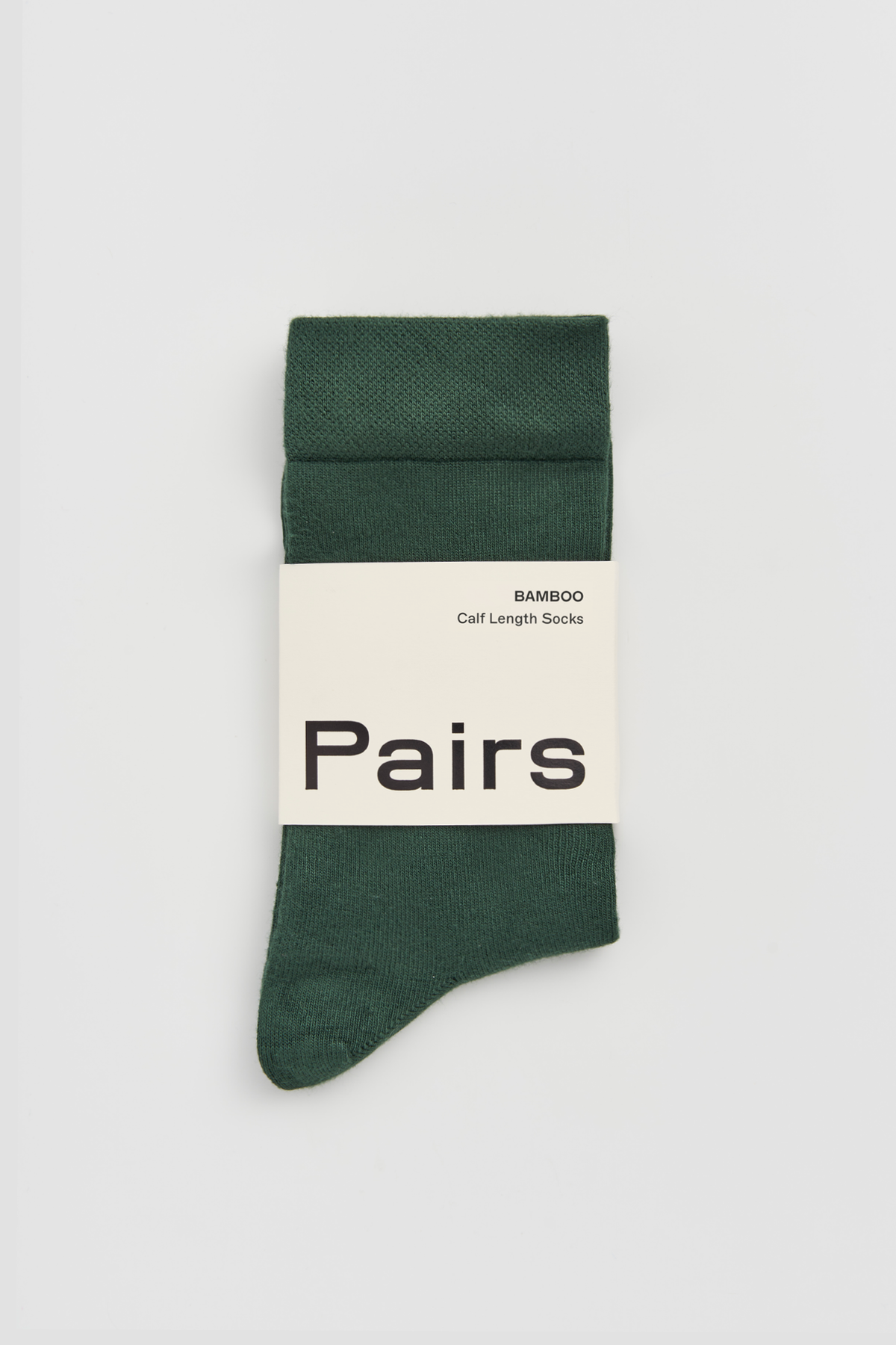 Pairs Glen Green Bamboo Socks