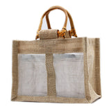 Jute Jar Bag - Holds 2 Jars