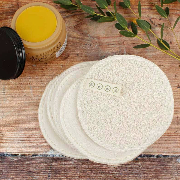 Two in One Organic Cotton Facial Pads Set of 5