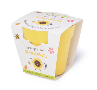 Children's Grow Your Own Sunflowers Growing Kit