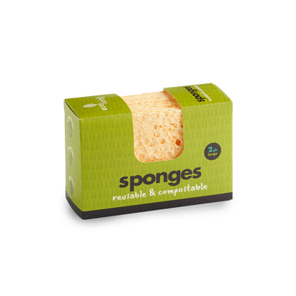 Compostable Sponge Wavy Duo - EcoLiving