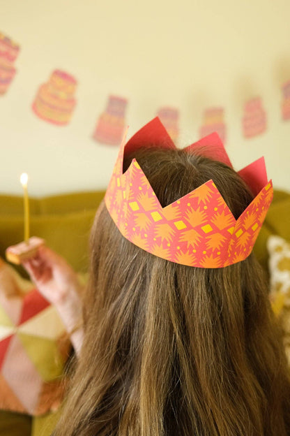 Paper Celebration Crowns (Set Of 6)