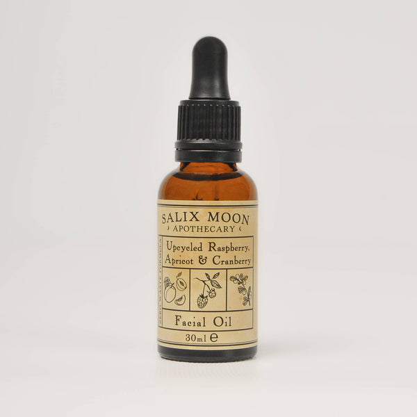 Salix Moon Facial Oil for Sensitive Skin - Upcycled Apricot, Raspberry & Cranberry