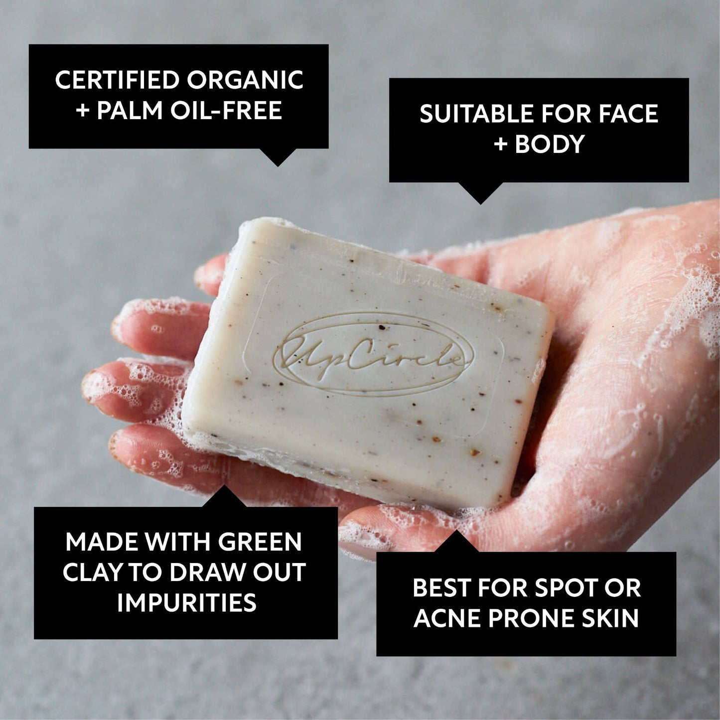 UpCircle Cleansing Fennel + Cardamom Soap Bar