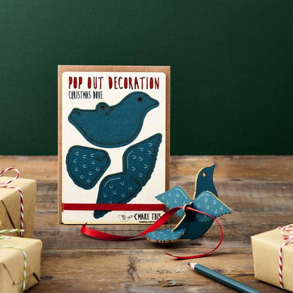 Pop Out Dove Christmas Card