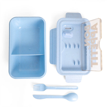 Bon Appetit Lunch Box Light Blue