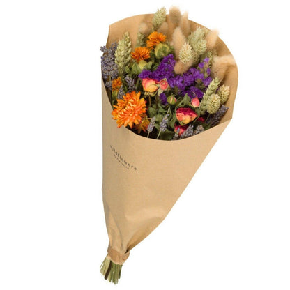 Dried Flower Bouquet - Orange
