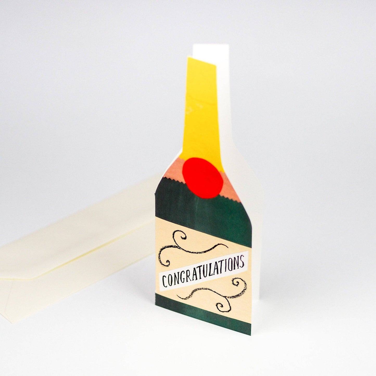 Champagne Congratulations Card