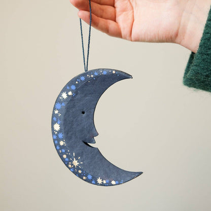Midnight Man on the Moon Board Decoration