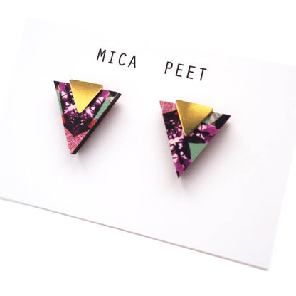 The Balance Triangle Stud Earrings