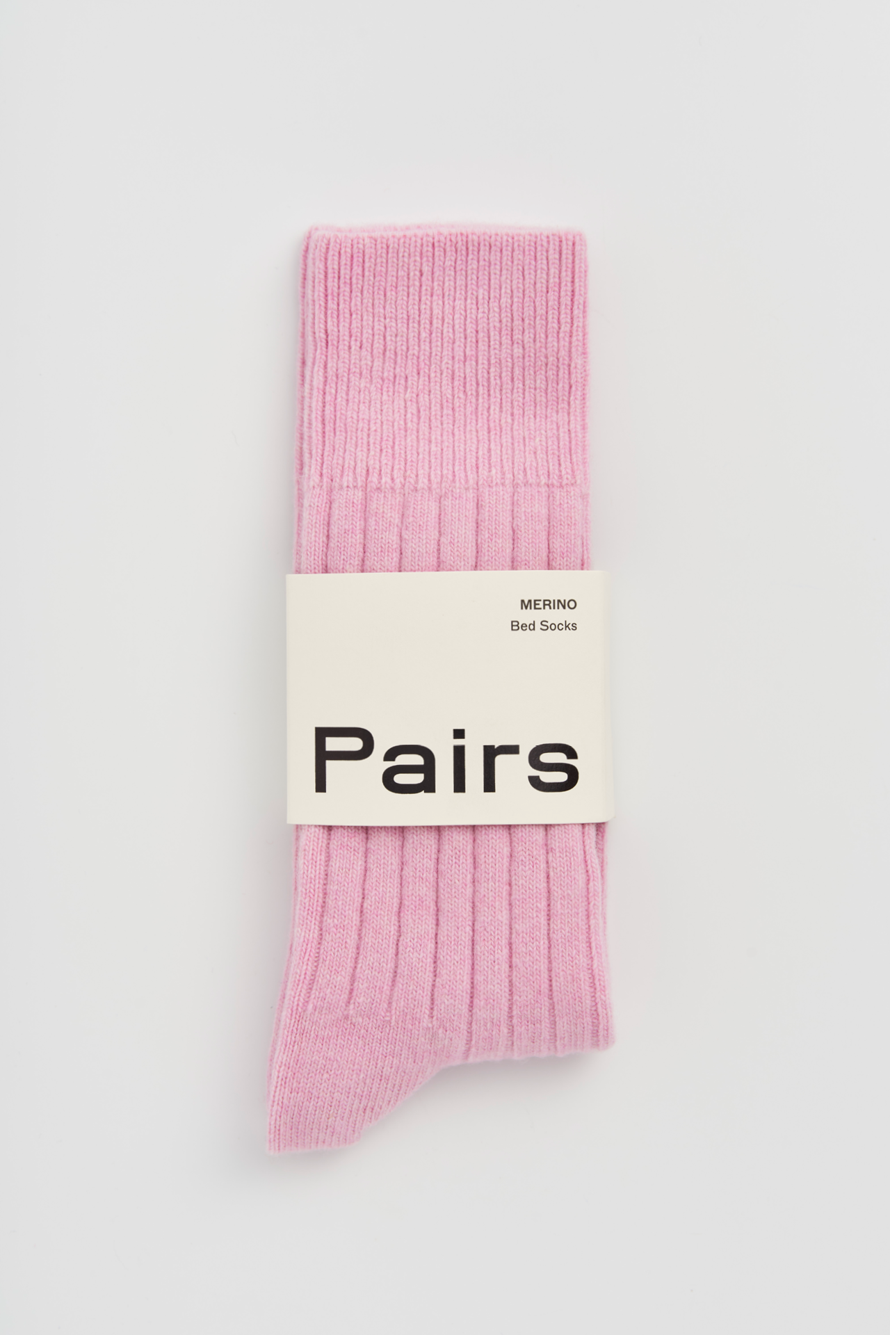 Sugar Pink Merino Bed Socks