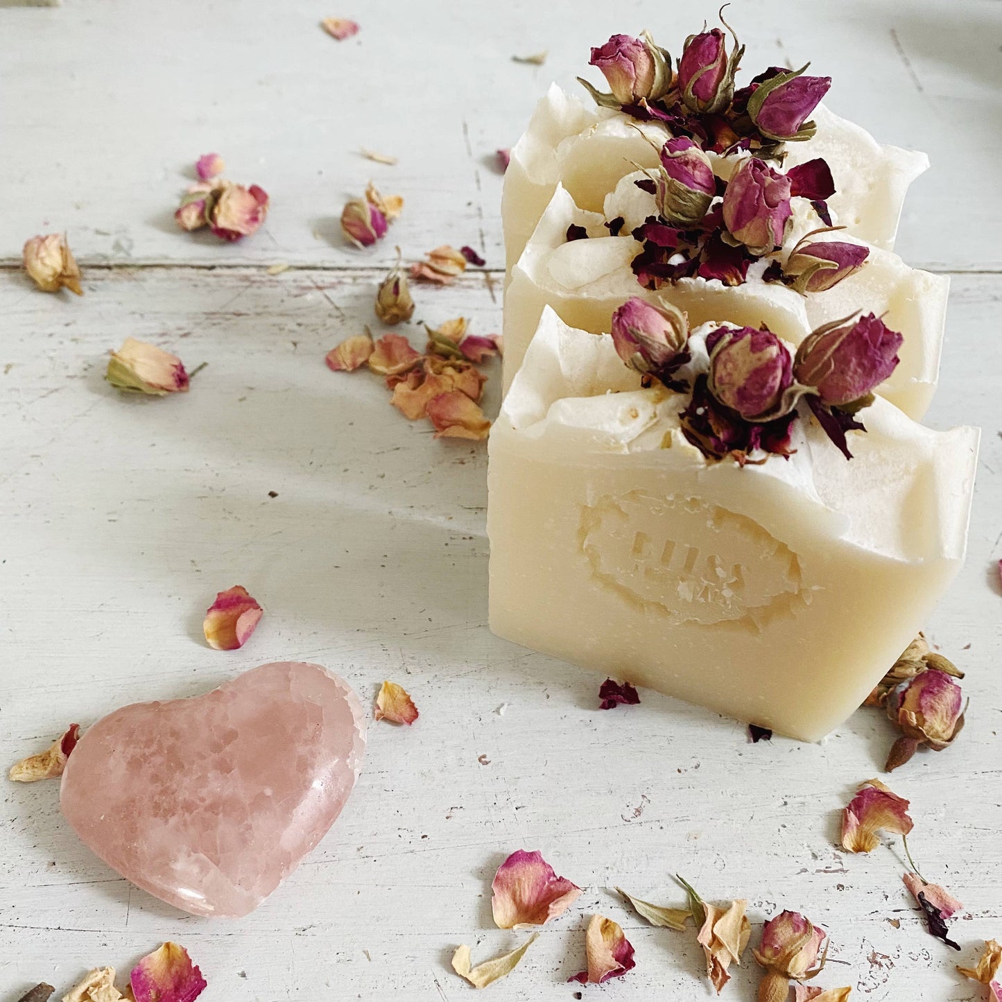 Handmade ‘Love’ Large Loaf Shea Butter Soap Bar