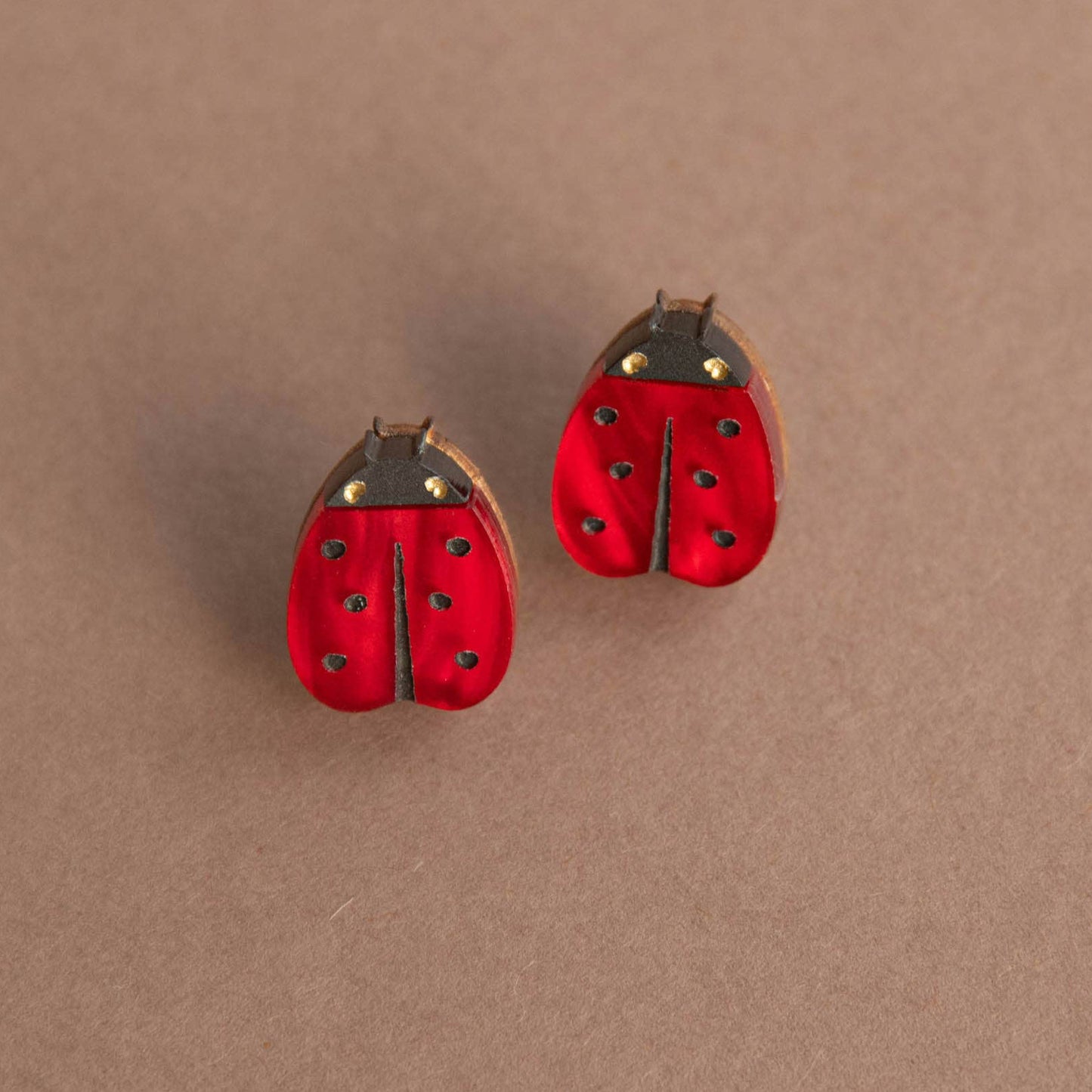 Ladybird Stud Earrings