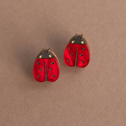 Ladybird Stud Earrings