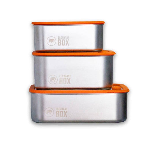 Prep & Store Durable Microwave Safe Steel Containers