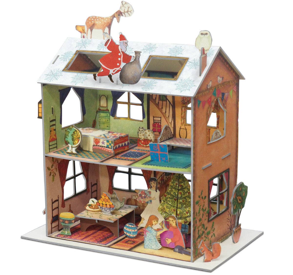 The Night Before Christmas Dolls House Pop and Slot 3D Advent Calendar