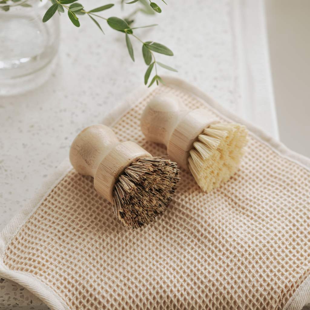 Firm Coconut Fibre Wooden Pot Brush