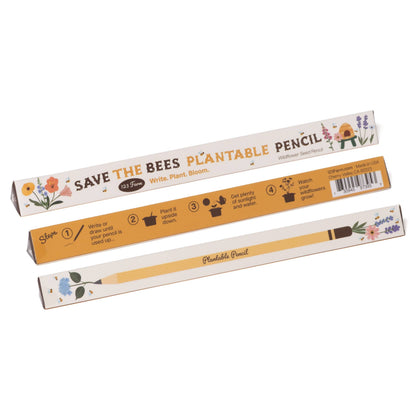 'Save The Bees' Plantable Pencil