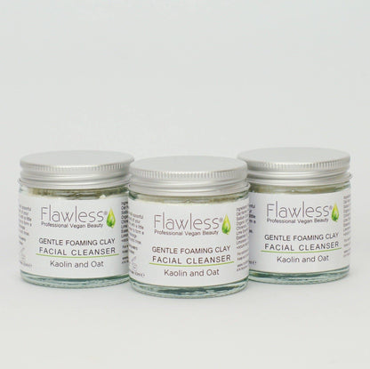 Flawless Beauty Gentle Foaming Facial Cleanser | Kaolin Clay & Oat 60ml