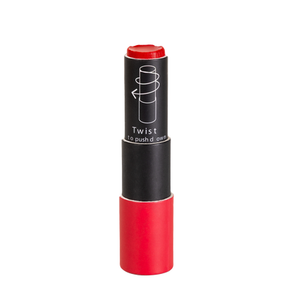 Plastic Free Matte Lipstick in Paper Tube - Classy Red 03