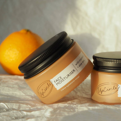 UpCircle Face Moisturiser with Vitamin E + Aloe Vera - Travel Size 30ml