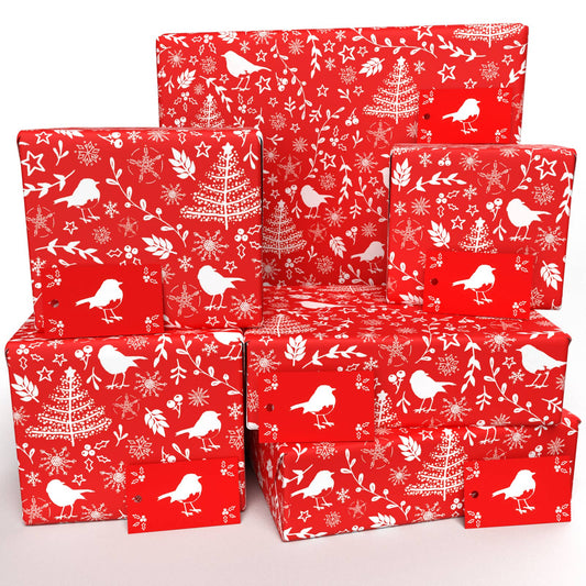 Christmas Robin Wrapping Paper