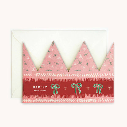 Christmas Fairy Party Hat Card
