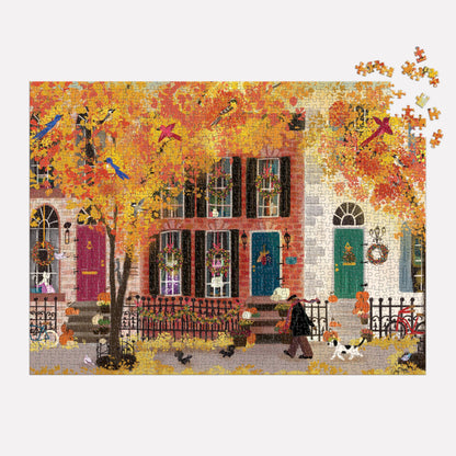 Autumn in the Neighbourhood Jigsaw Puzzle 1000 Piece