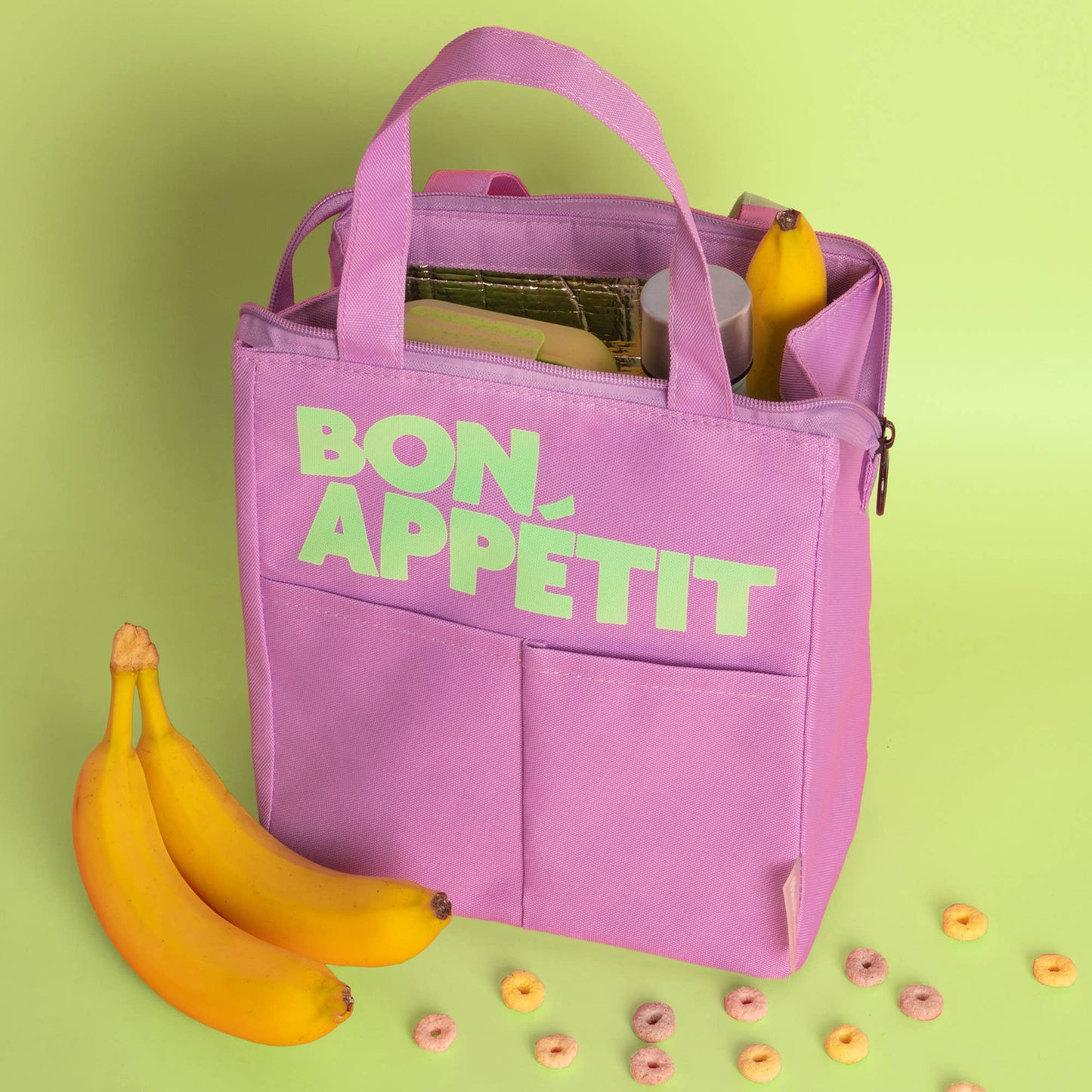 Bon Appetit Lunch Cooler Bag Purple