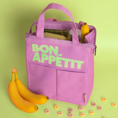 Bon Appetit Lunch Cooler Bag Purple