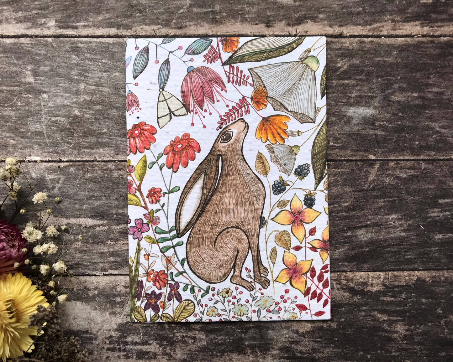 ‘Harriet Hare’ Plantable Blank Greeting Card