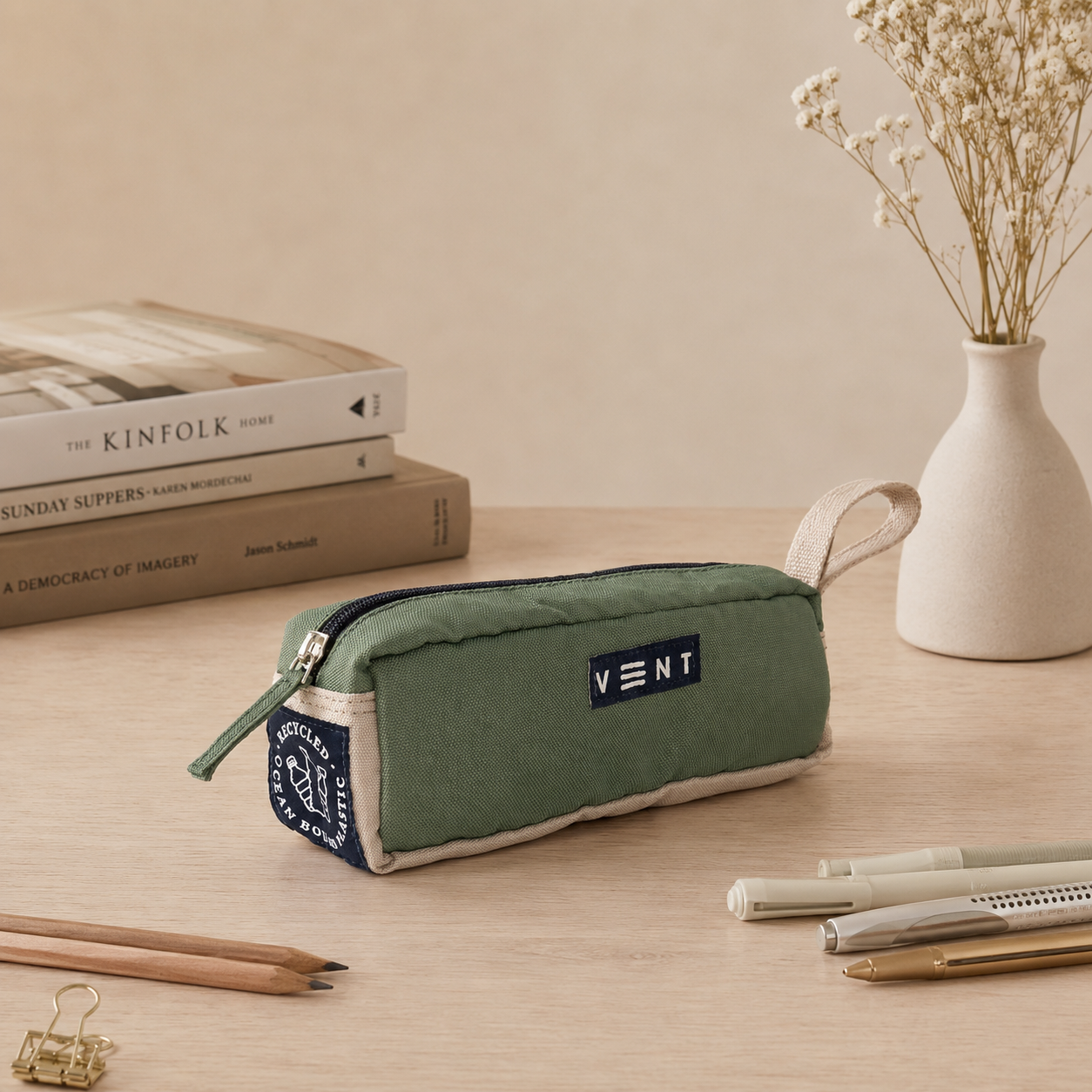 Recycled Ocean Plastics Pen & Pencil Case