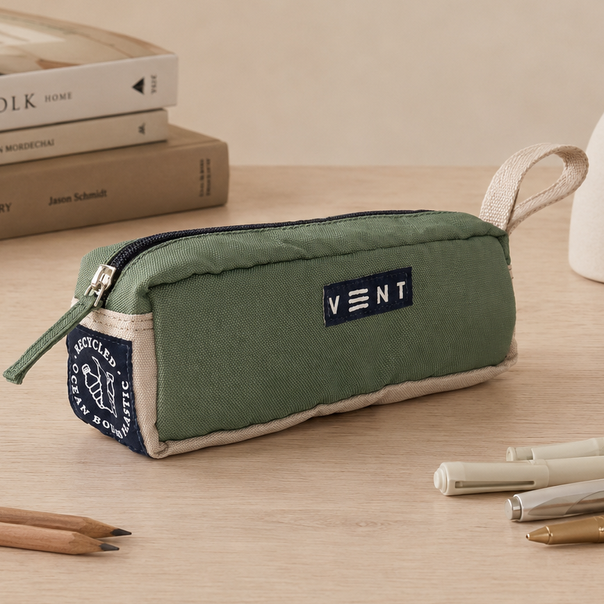 Recycled Ocean Plastics Pen & Pencil Case