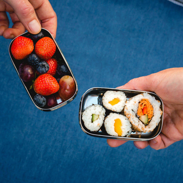 Stainless Steel Mini Snack Pod Pair