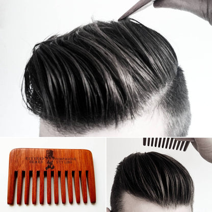 Men’s Pompadour Wide Toothed Styling Hair Comb