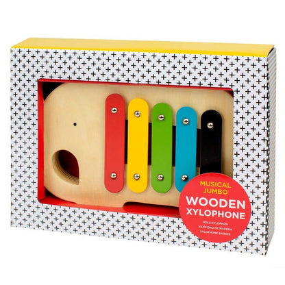 Musical Wooden Elephant Xylophone