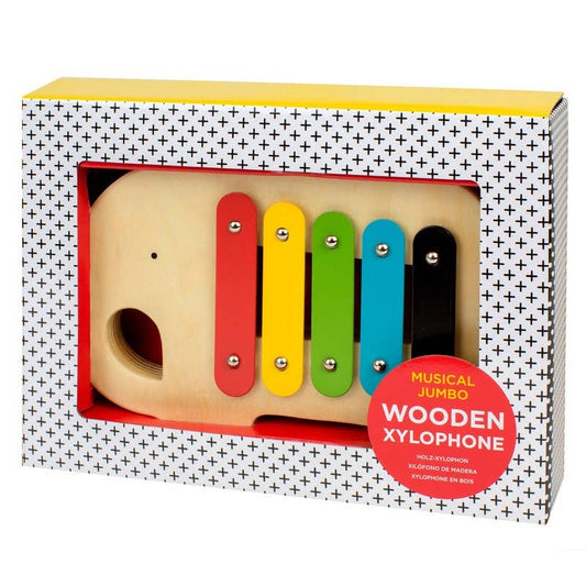 Musical Wooden Elephant Xylophone