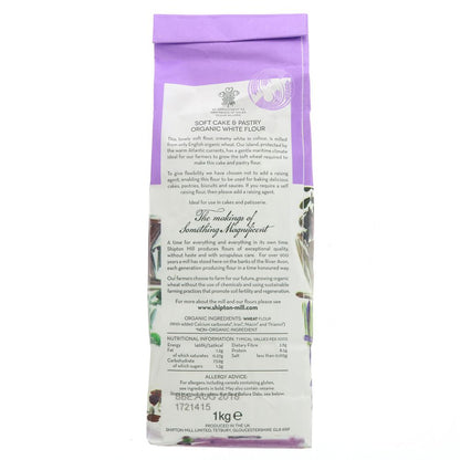 Shipton Mill Organic Soft Cake and Pastry White Flour - 1Kg - SW Coast Refills 