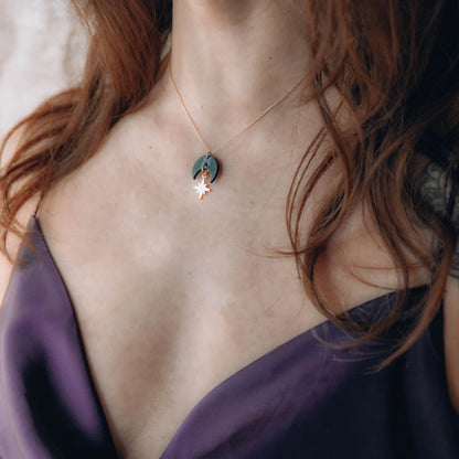 Celestial Star Gold Necklace
