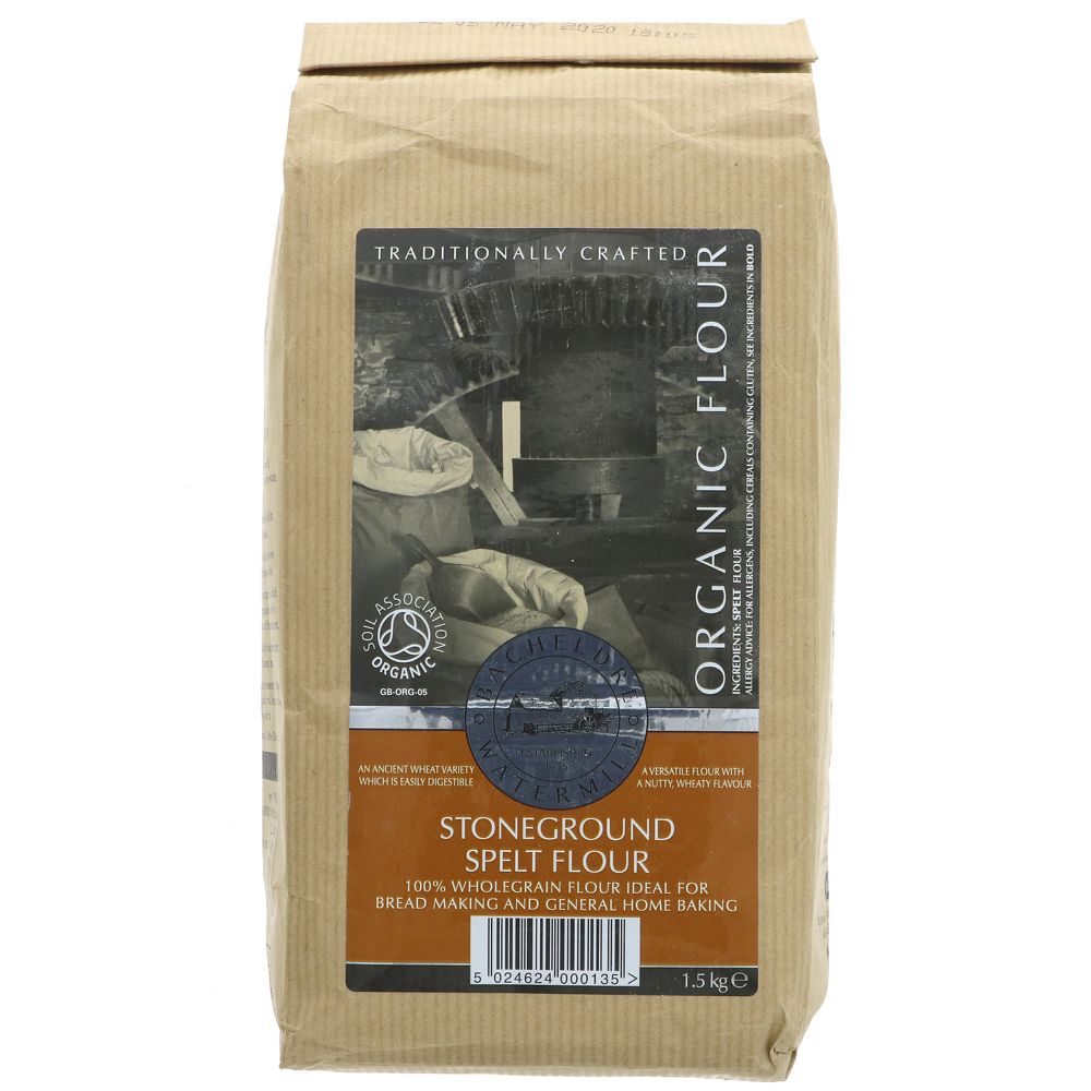 Organic Stoneground Spelt Flour - 1.5Kg