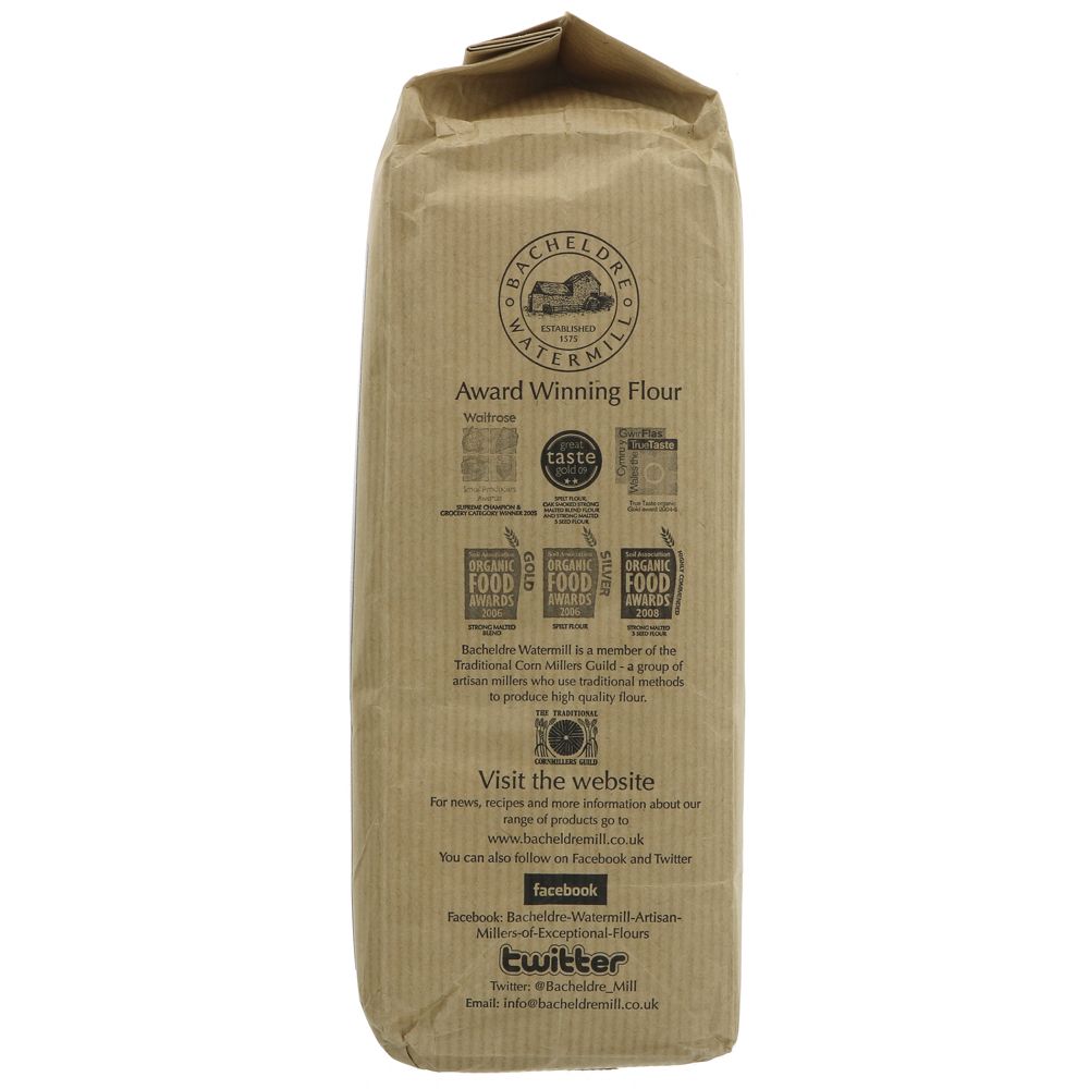Organic Stoneground Spelt Flour - 1.5Kg