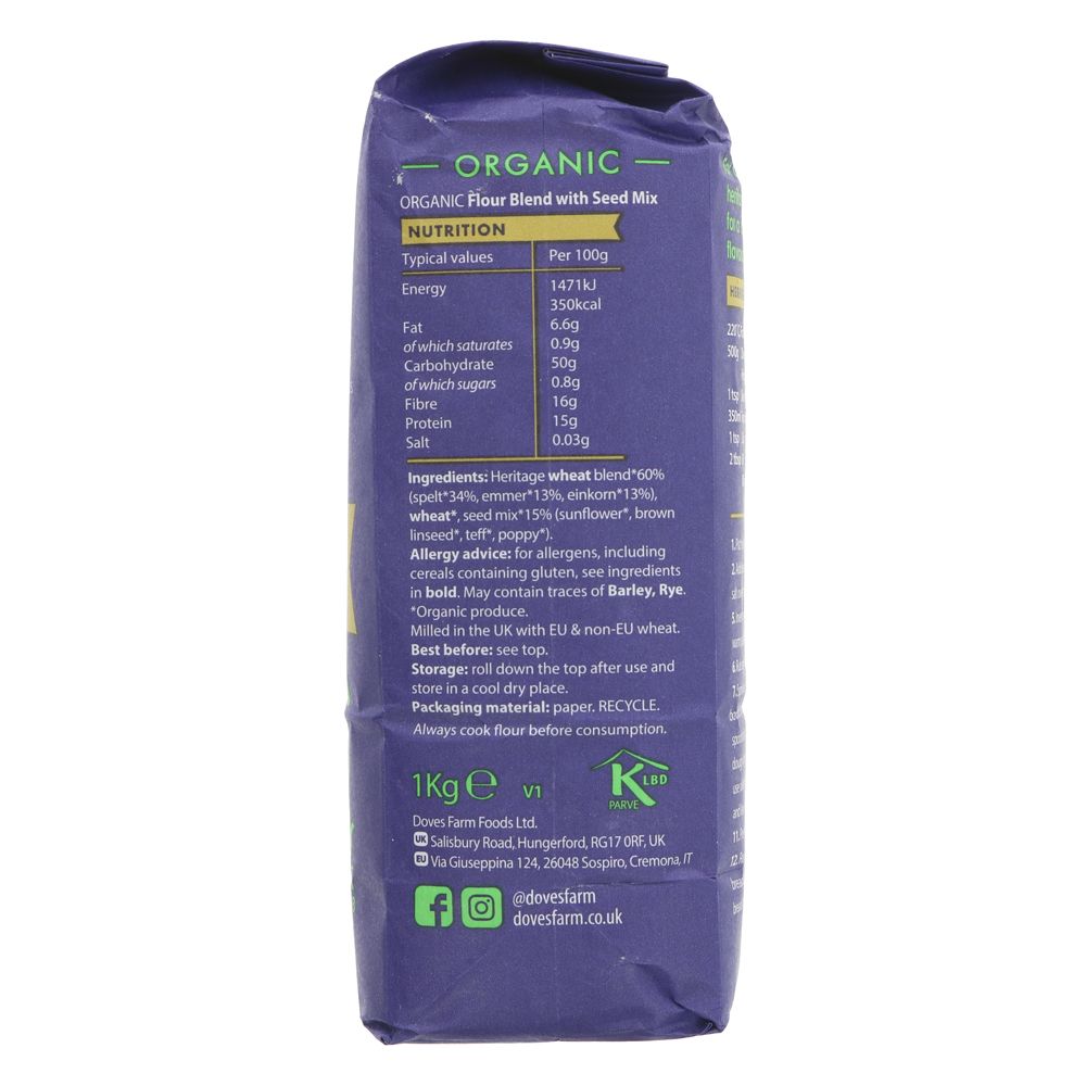 Doves Farm Heritage Seeded Bread Flour - 1Kg