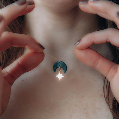 Celestial Star Gold Necklace