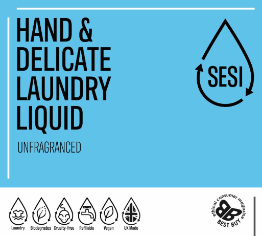 Hand and Delicate Laundry Liquid Unfragranced SESI