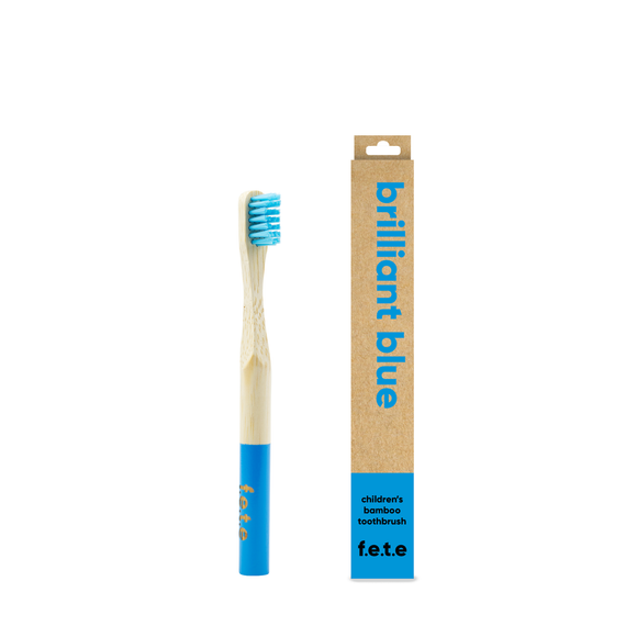 ‘Brilliant Blue' Bamboo Toothbrush - Kids