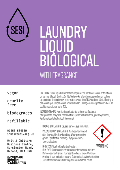 Bio Laundry Liquid Fragranced SESI