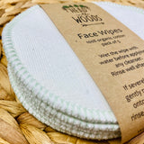 Organic Cotton Face Wipes - Set of 5